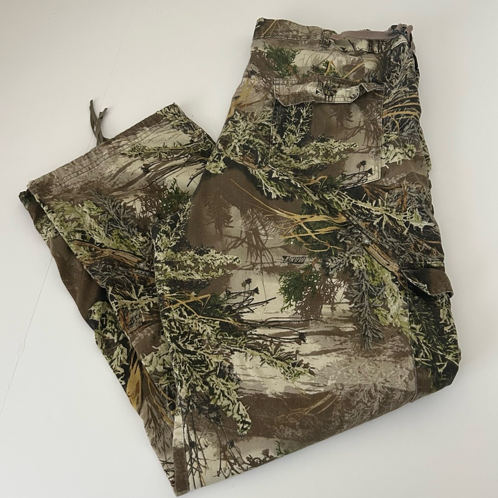 Russel Outdoors Camo Camping Fashion Cargoβ Pants Size XL